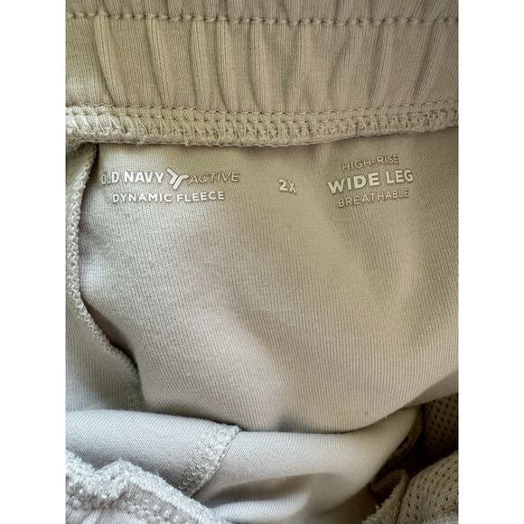 Old Navy Women's High Waisted Dynamic Fleece Wide Leg Pants Size 2XL - Picture 7 of 8
